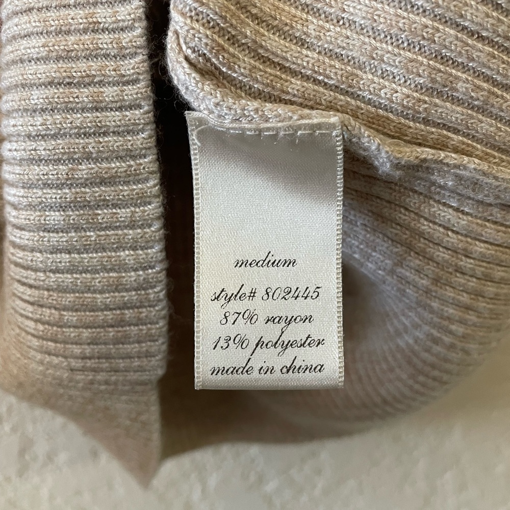 Womens Alya Turtleneck Sleeveless Sweater Grey Medium